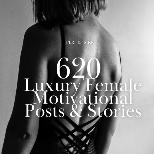 620 Luxury Female Motivational Instagram Posts & Stories